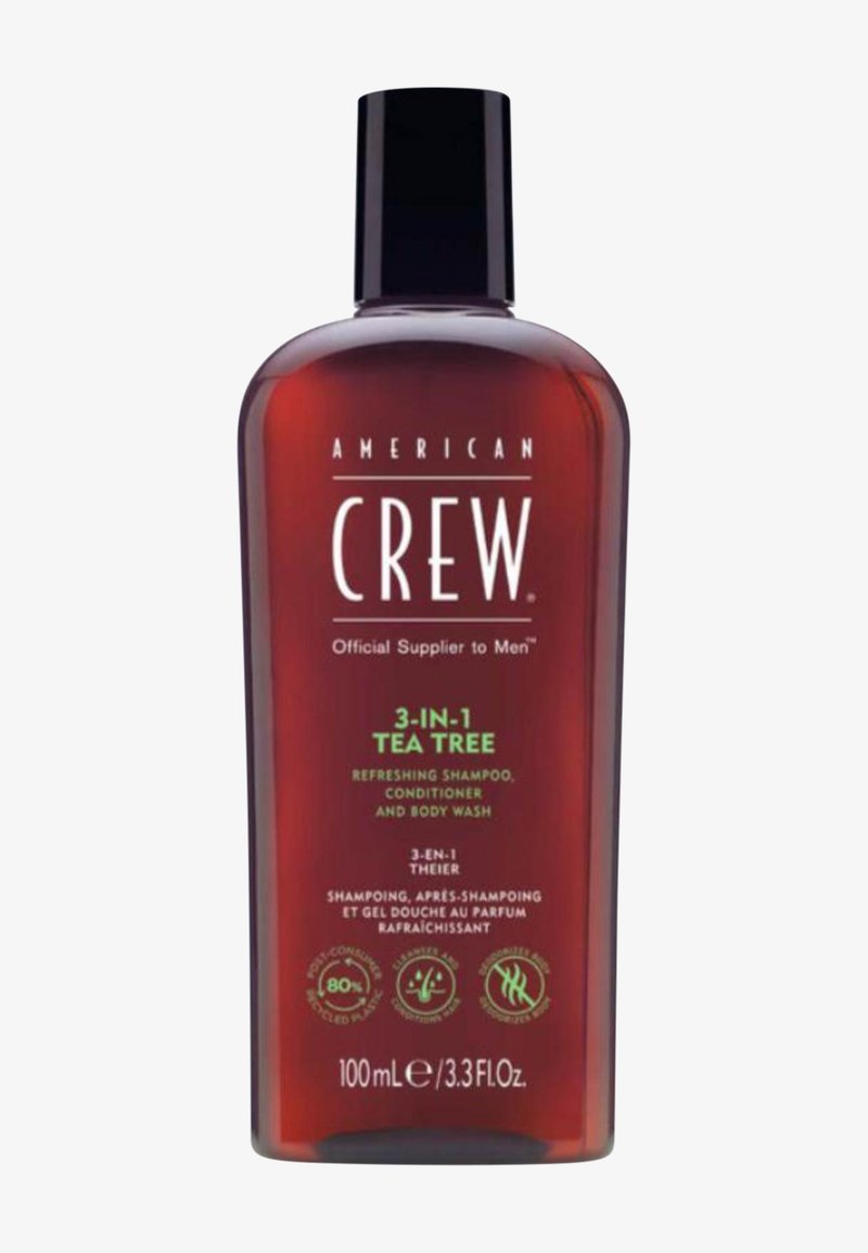 American Crew 3-IN-1 TEA TREE SHAMPOO, CONDITIONER, AND BODY WASH - Gel de ducha