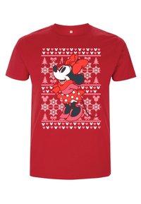 Disney MICKEY CLASSIC MINNIE WINTER - Triko s potiskem - red