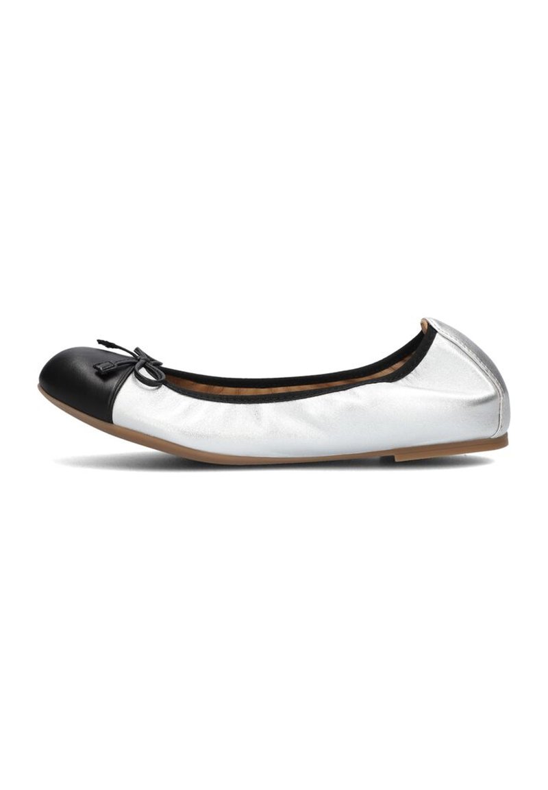 Unisa AUTO - Vouwbare ballerina´s - zilver