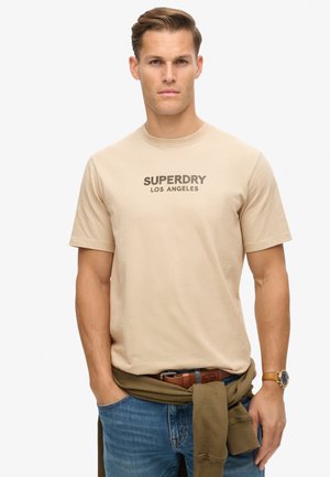 Superdry & Co LUXURY - T-shirt imprimé - chateau gray