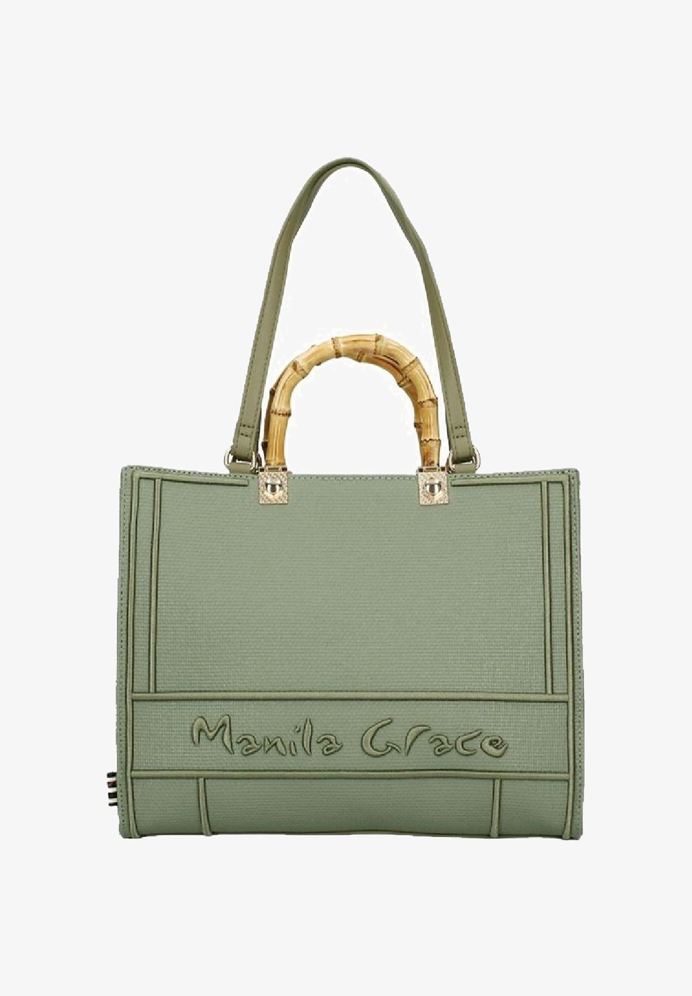 Manila Grace Borsa a mano verde - Main Image