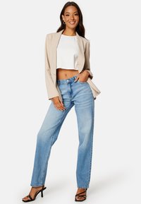 LOW WAIST STRAIGHT JEANS - Jeans straight leg - light blue denim