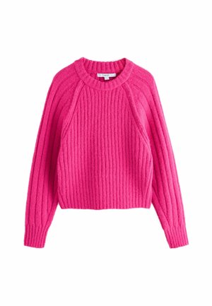 TALL FIT - CHUNKY CREW NECK - Strickpullover - bright pink