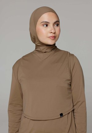 SLEEVELESS - HIJAB TOP - Accessoire de plage - earthy brown
