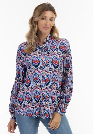 usha RAKATA - Overhemdblouse - blau mehrfarbig