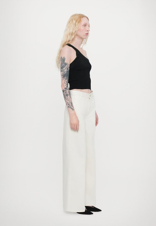 Wide Leg - ecru wash2
