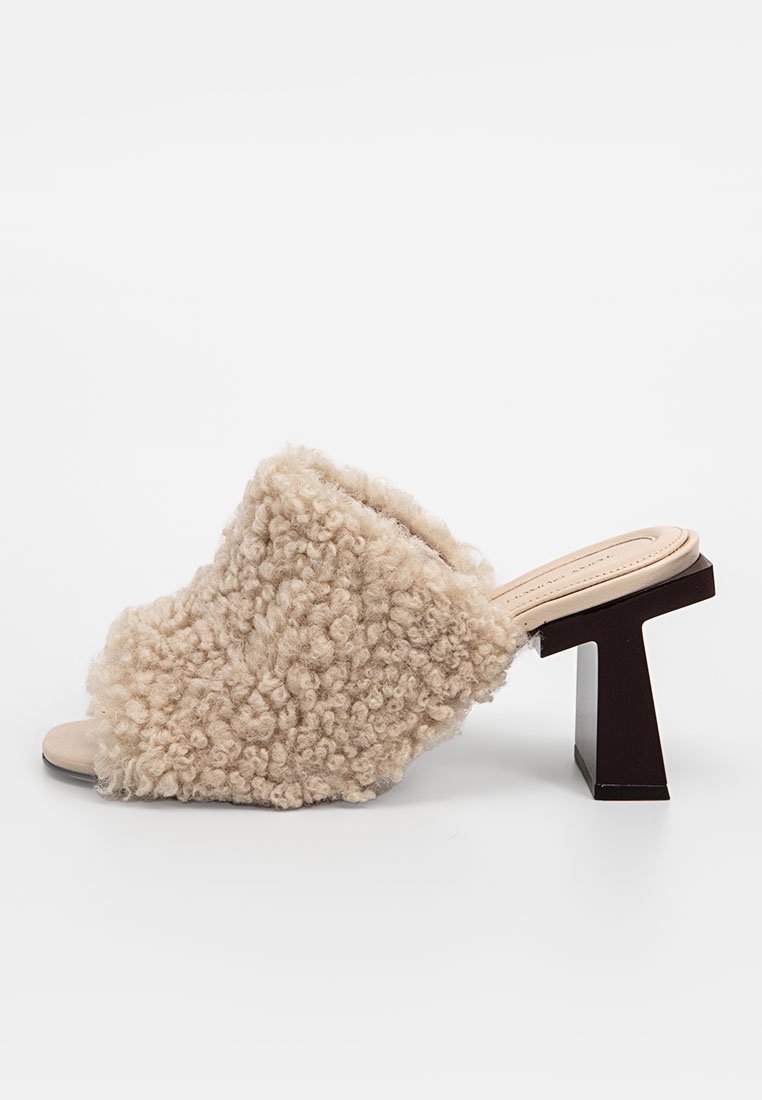 TORY BURCH Muiltjes met hak beige