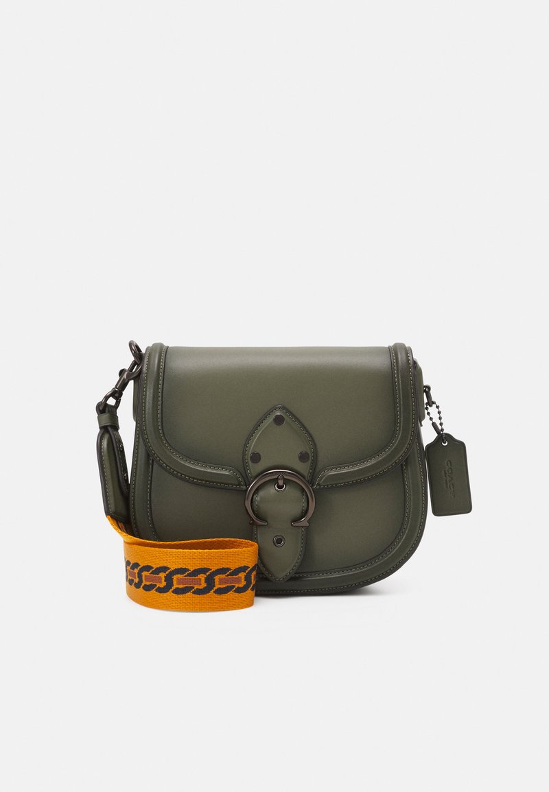 Coach EXCL GLOVETANNED BEAT SADDLE BAG WITH STRAP Ülerinnakott