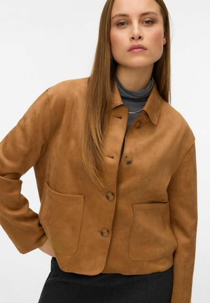 Lichte jas - tobacco brown