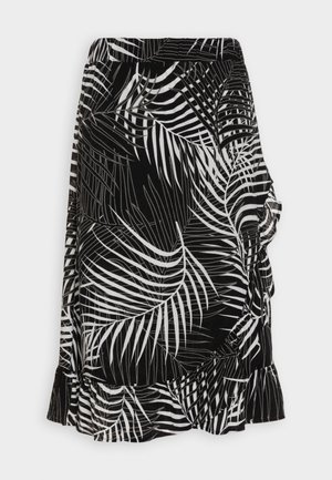 ONLY ONLFRIDA WRAP SKIRT - Fustă petrecută - black