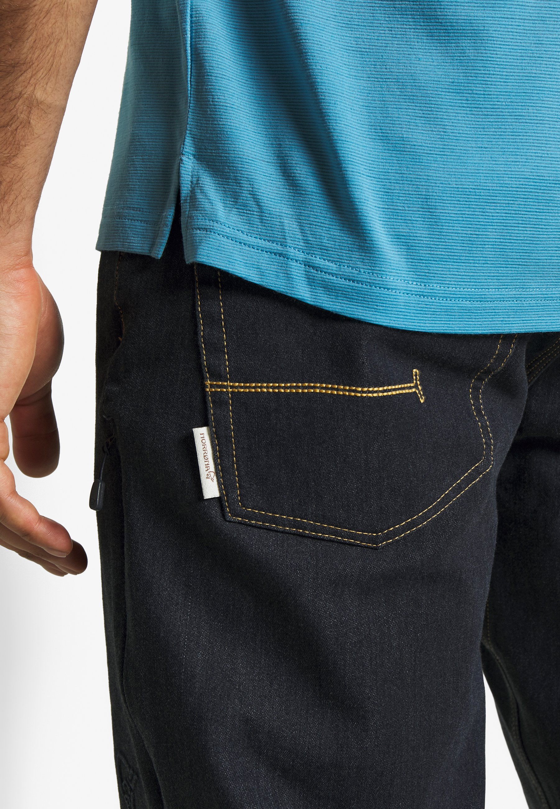 Norrøna SVALBARD DENIM PANTS Bukse denimblå denim Norrøna SVALBARD DENIM PANTS Bukse denimblå denim