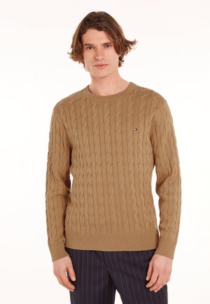 Tommy Hilfiger, ELEVATED ESSENTIALS - Striktrøje - safari