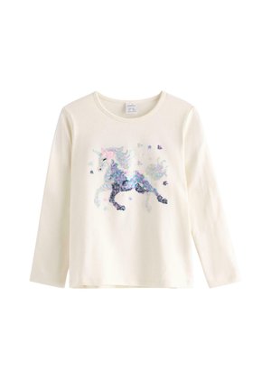 WITH SEQUINS  - Långärmad tröja - light dusty white