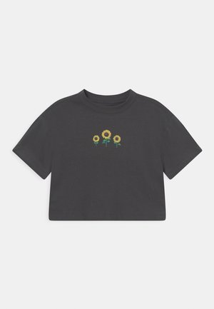 GIRL - T-shirt con stampa - soft black