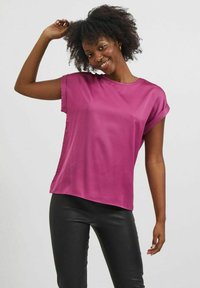 VILA VIELLETTE S/S  NOOS - T-shirts basic - magenta haze