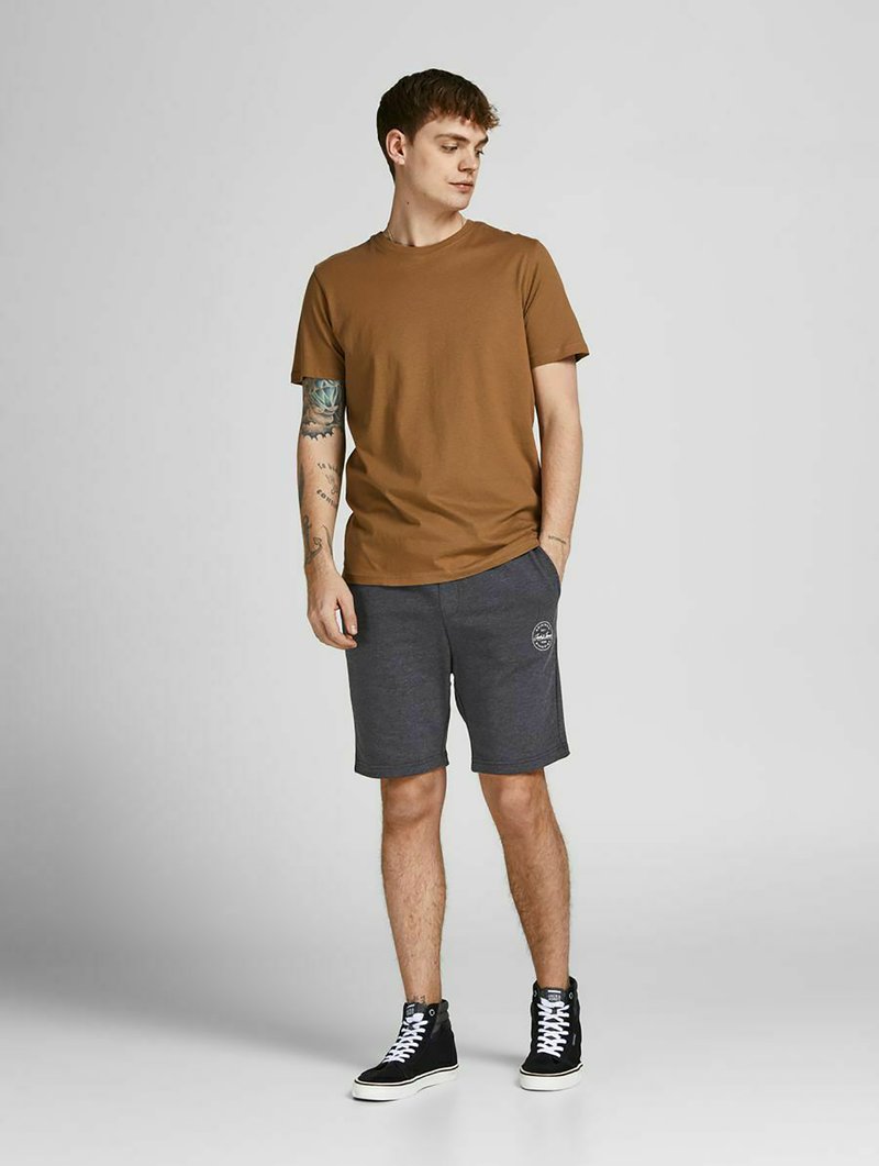 Jack & Jones SHARK - Shorts - dark grey melange