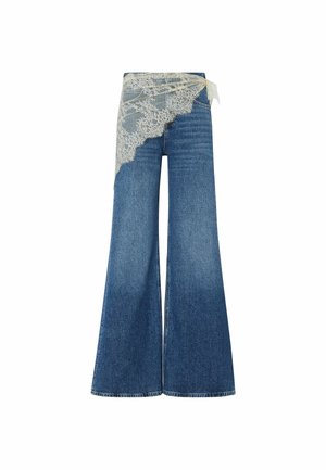 LIU JO, LIU JO FLARE JEANS WITH BANDANA - Τζιν καμπάνα - 77097