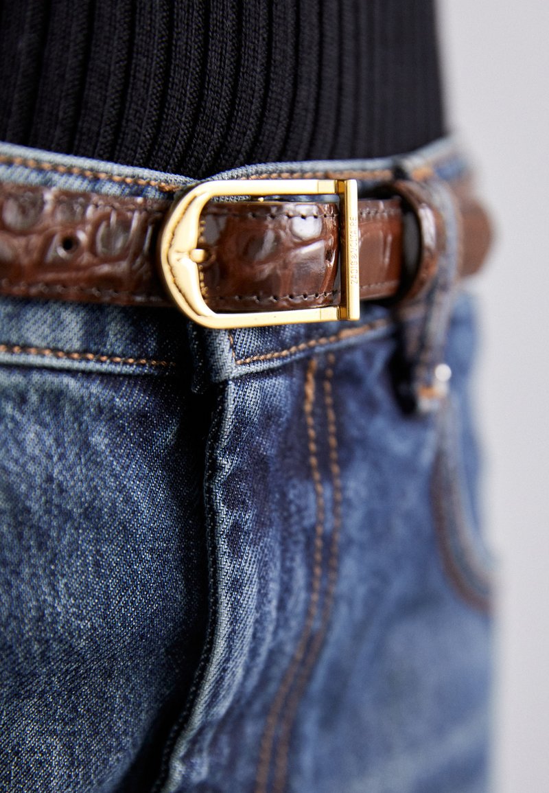 Zadig & Voltaire RISE EMBOSSED - Belt - dark brown