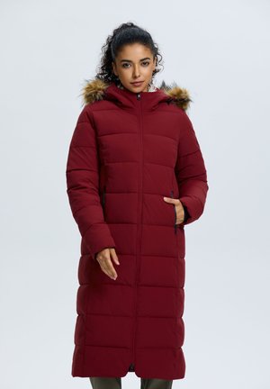HOODED - Zimní kabát - wein