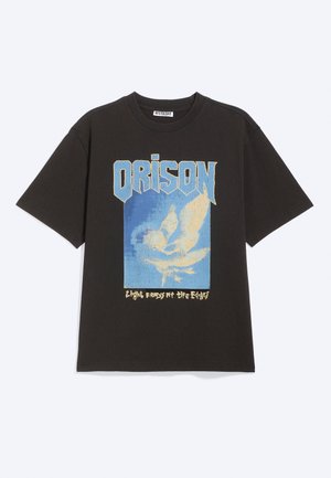 Weekday, T-shirt imprimé - black "orison birds"