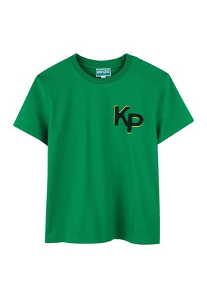 MANCHES COURTES - T-shirt imprimé - loden