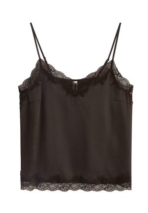Lindex, Nattøj trøjer - dark dusty brown