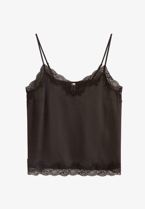 Lindex, Nattøj trøjer - dark dusty brown