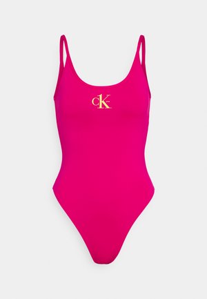 SCOOP ONE PIECE - Plavky - royal pink