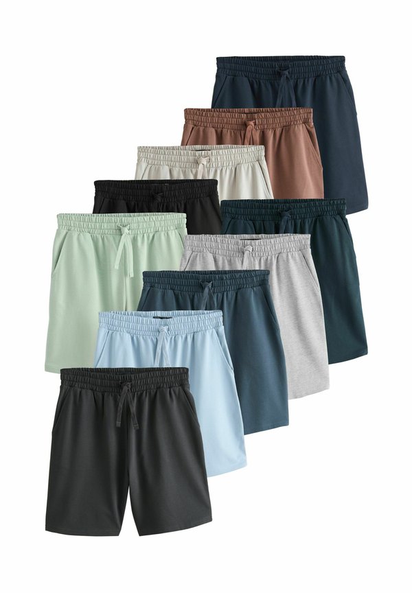 REGULAR FIT - LIGHTWEIGHT JOGGERS SHORTS 10 PACK - Jogginghose