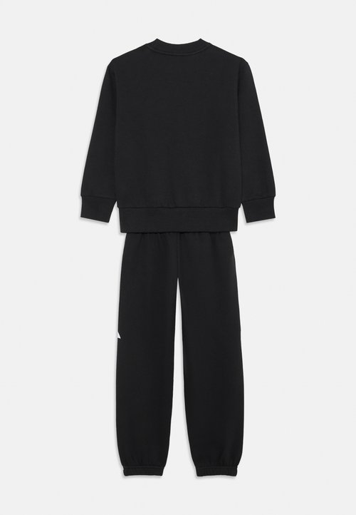 adidas BLOCK LITTLE UNISEX SET - Tracksuit - black/white — foto 2