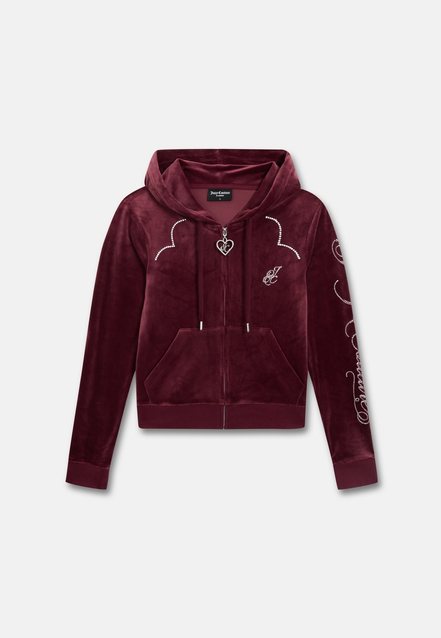Juicy Couture WESTERN HOODIE - Zip-up sweatshirt - tawny port/dark