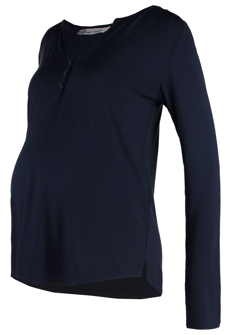 Queen Mum Longsleeve donkerblauw Queen Mum Longsleeve donkerblauw