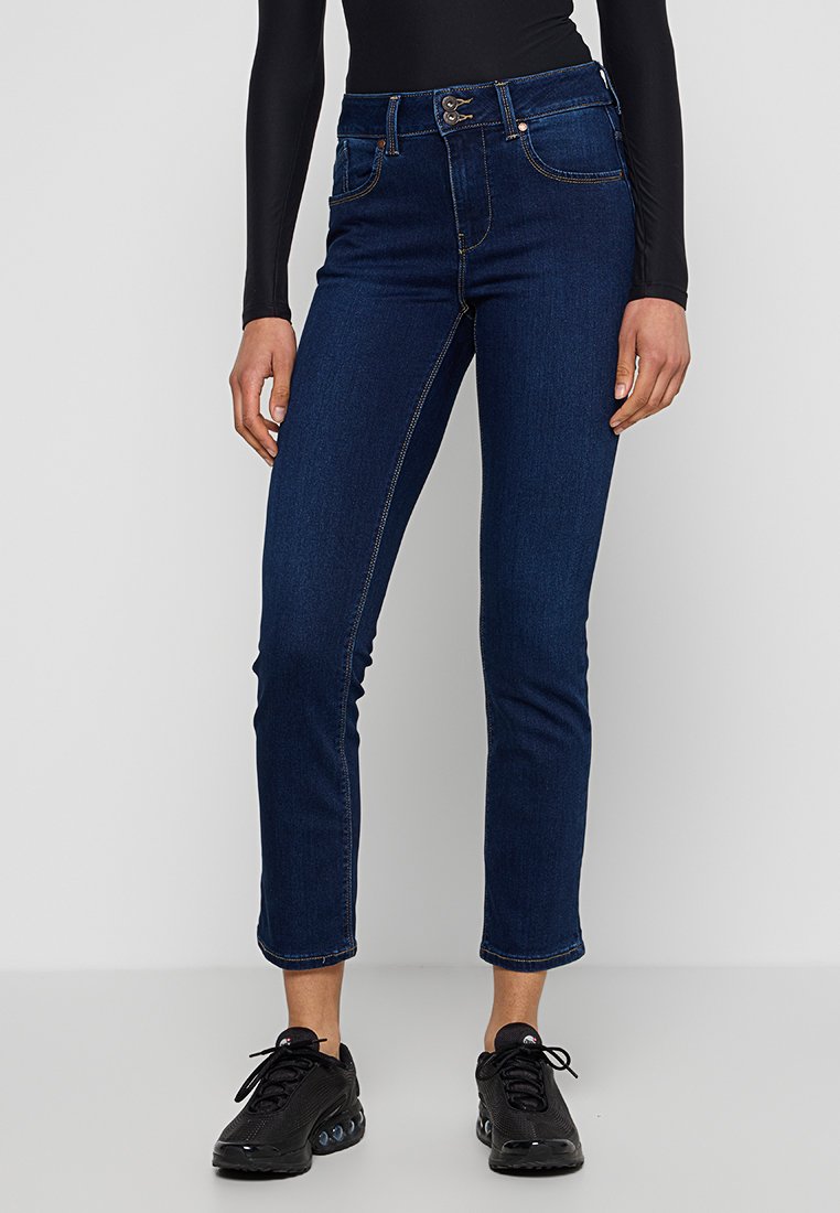 Pepe Jeans Slim fit jeans donkerblauw