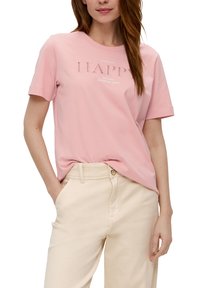 s.Oliver T-shirt print - pfirsich