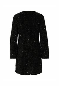 VILA KURZ PAILLETTEN - Kokteiļkleita/ballīšu kleita - black