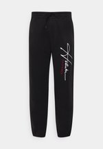 Hollister Co. TECH LOGO RELAXED Pantalones deportivos black/negro