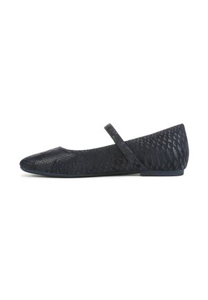 MARY JANE ALAMEDA - Riemchenballerina - navy blazer snake embossed