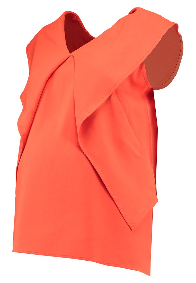 Spring Maternity Blouse oranje