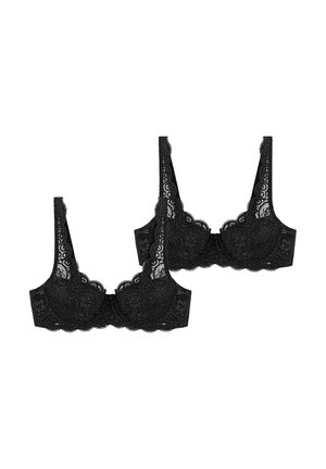 2-PACK  - Bøjle-bh - black
