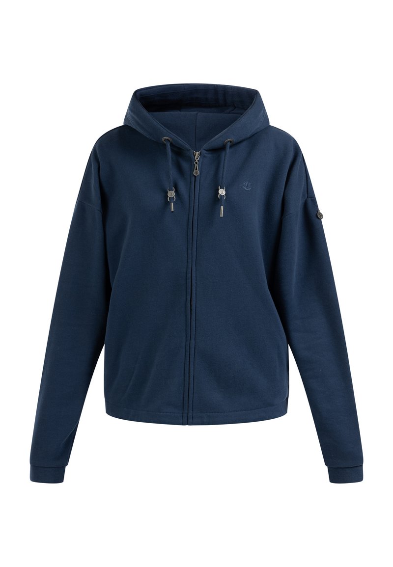 Bluză de molton cu fermoar