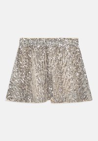 Lindex SKIRT SEQUINS SKATER - A-lõikeline seelik - silver
