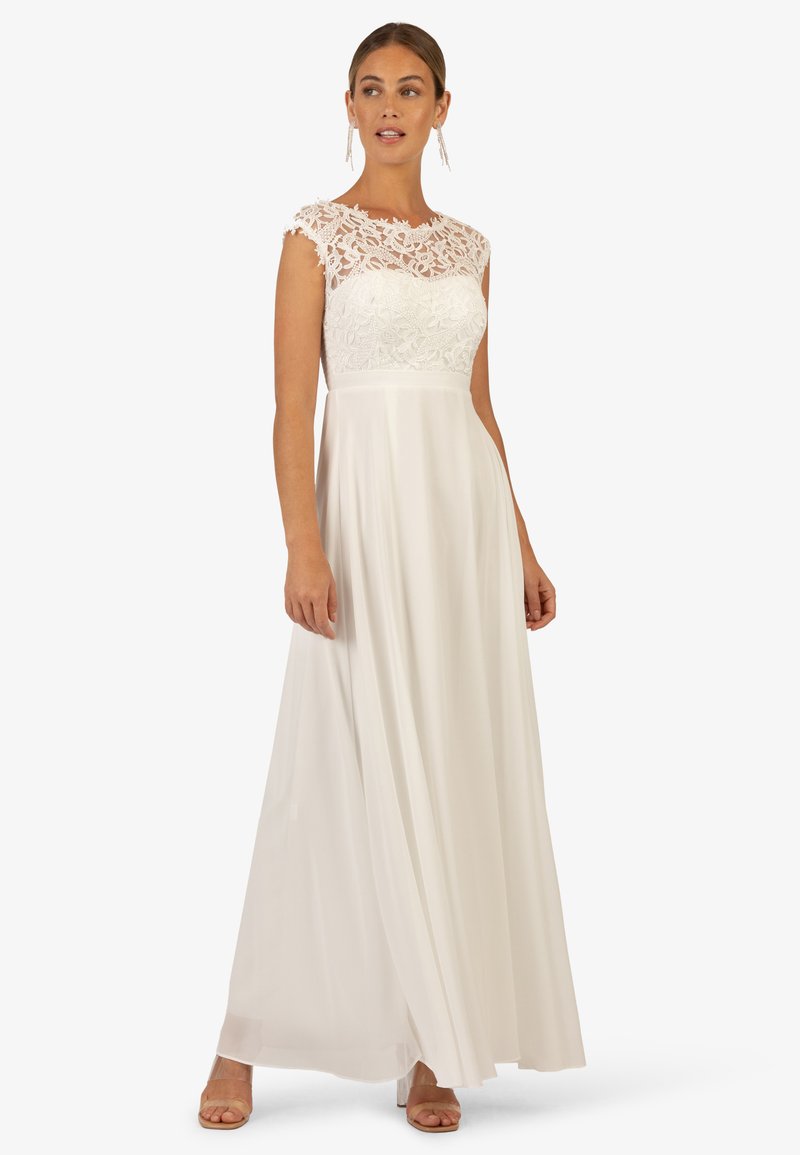 Abito a maniche lunghe Abito da sera bianco con paillettes Elegante ab
