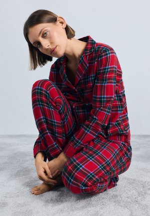 CHECK - Nattdrakt - red