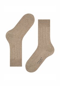 FALKE LHASA RIB - Calze - nutmeg mel