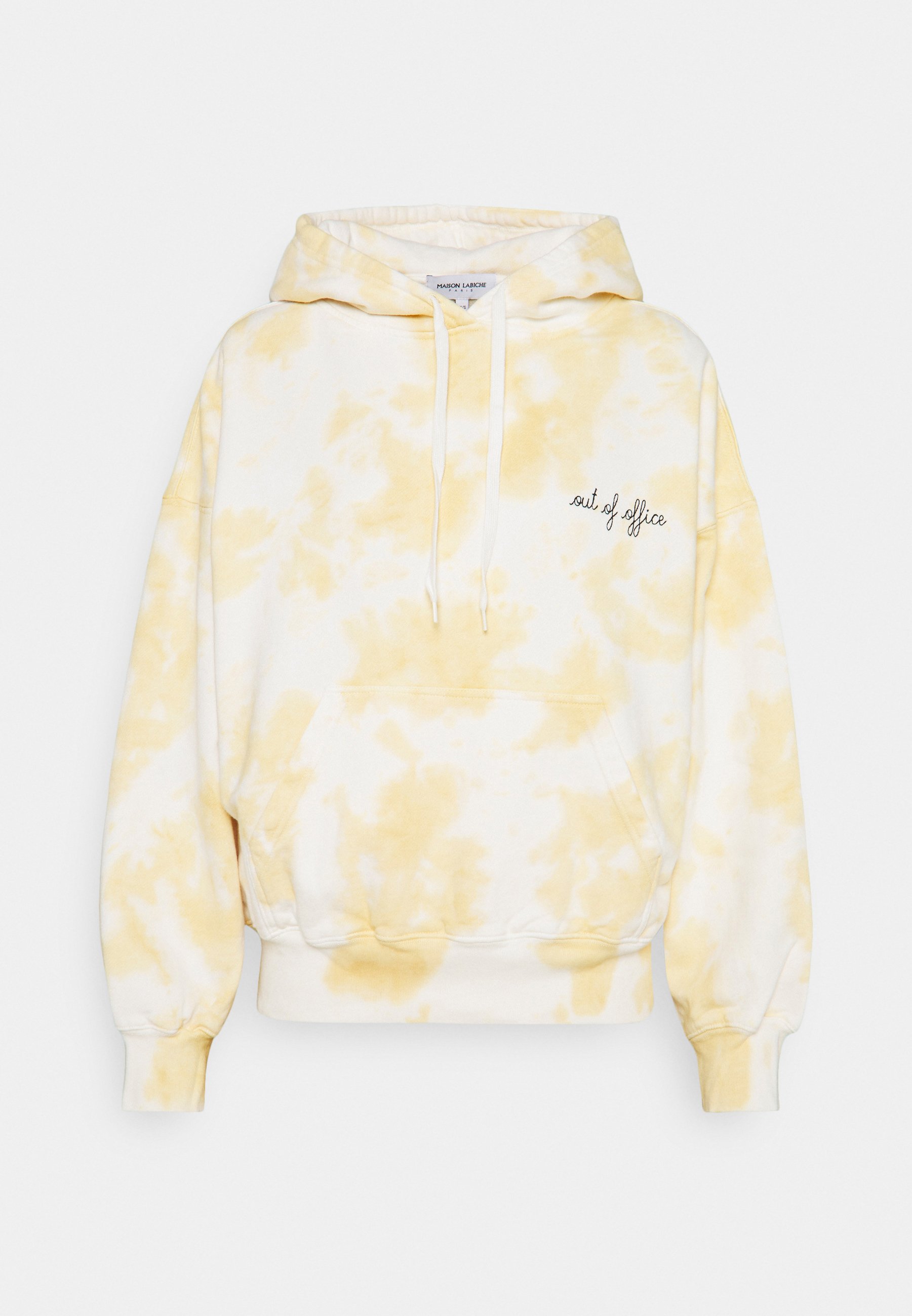 Maison Labiche HOODIE OUT OF OFFICE - Felpa - off white vanilla/giallo -  Zalando.it