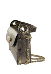 DrachenLeder Handtasche - bronze metallic braun