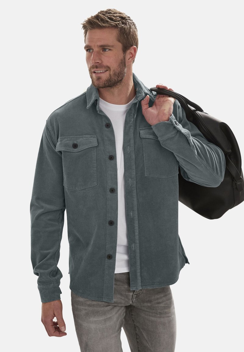 John Devin Winterjacke John Devin Leichte Jacke Graugrün/grün