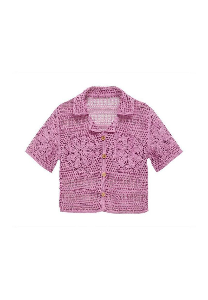 Mango Overhemdblouse paars