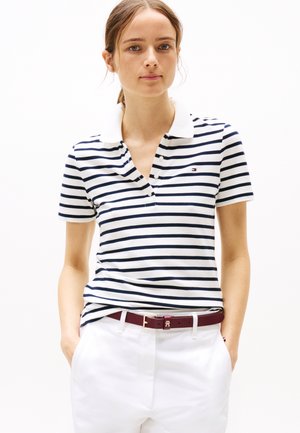 Poloshirts - breton ecru/dark night navy