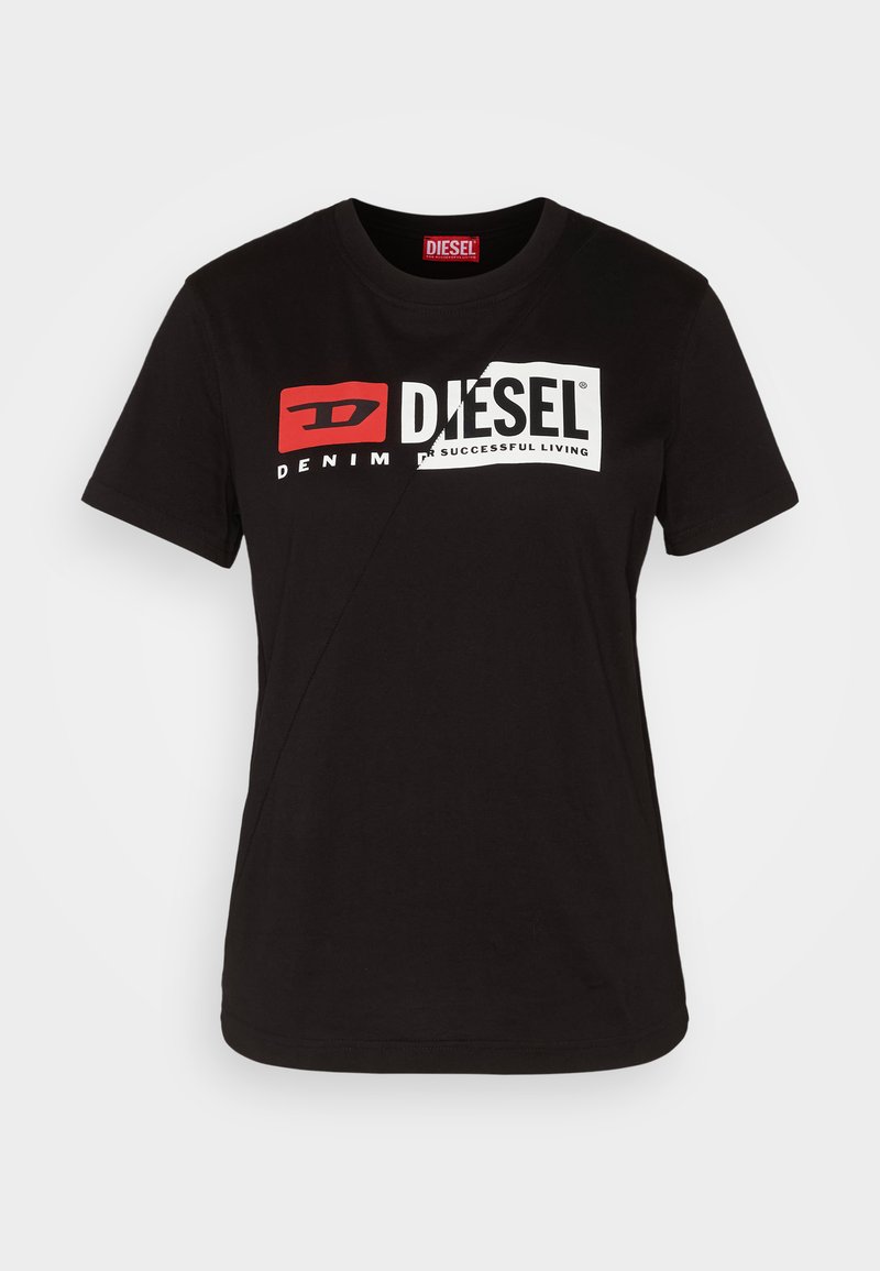 Diesel T-shirt print zwart Diesel T-shirt print zwart